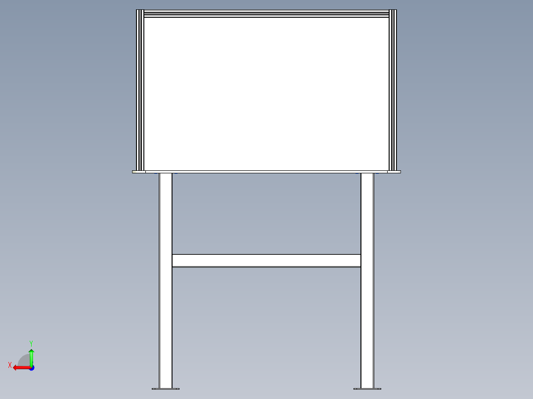 B2004740-气动夹爪装置后视图