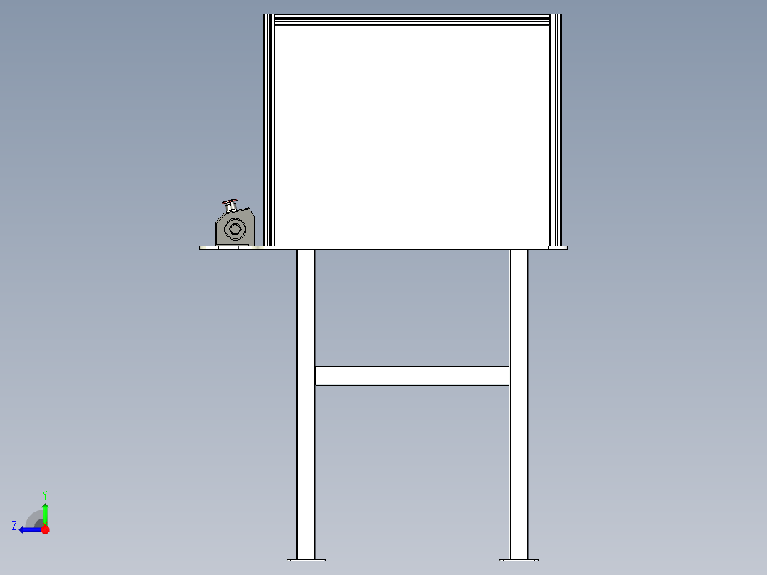 B2004740-气动夹爪装置右视图