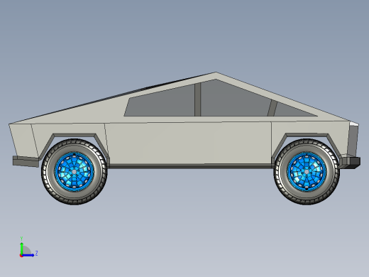 B2005355-特斯拉 Cybertruck左视缩略图