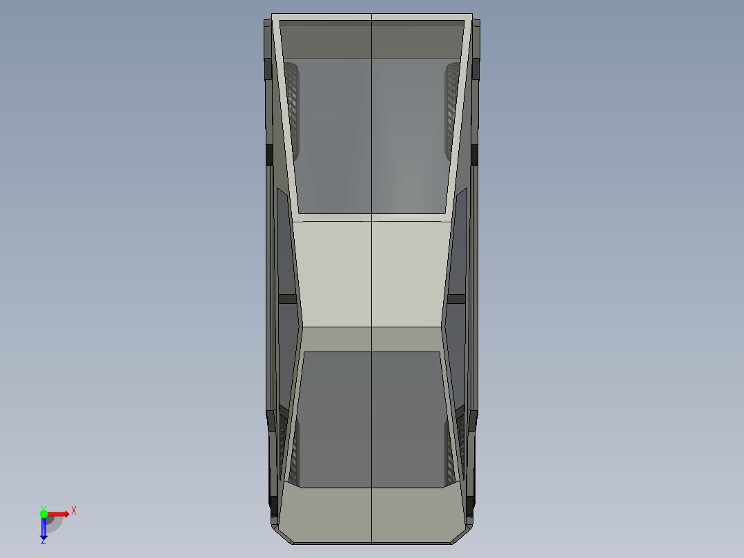 B2005355-特斯拉 Cybertruck俯视图