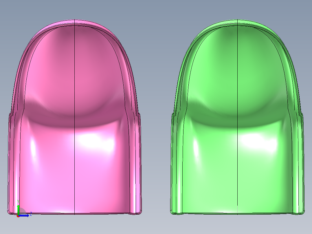 潘顿椅Panton chair左视图