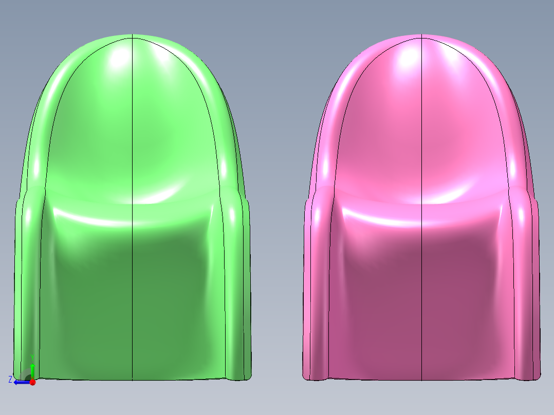 潘顿椅Panton chair右视图