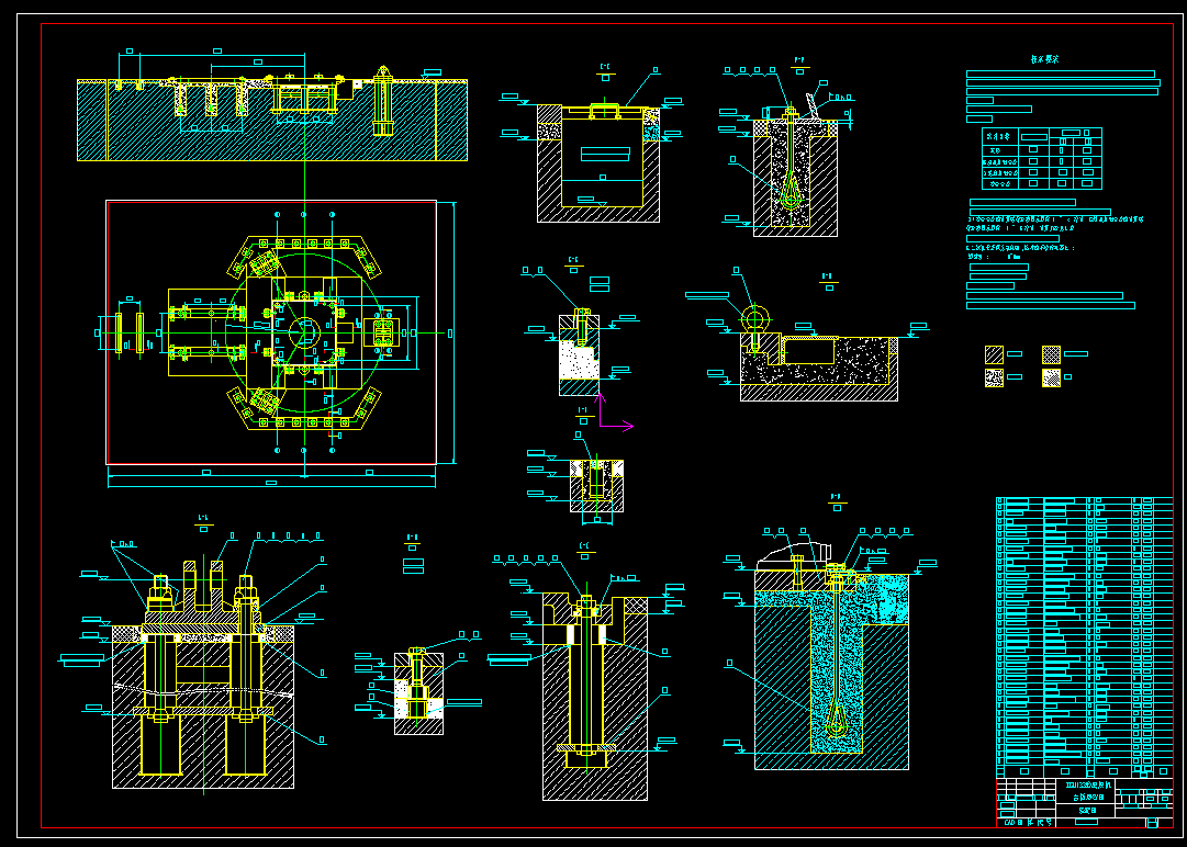 ZGM133磨煤机CAD安装图