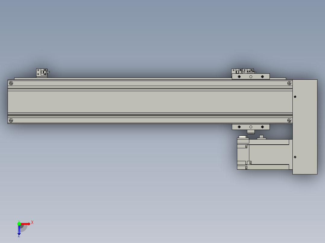 模组DKK-86-540-1P-LM-400W德川技研俯视图