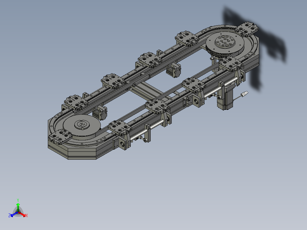 循环流线主视图