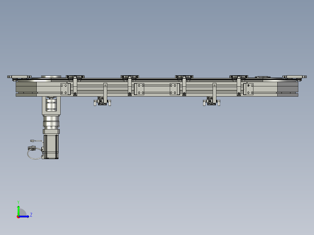 循环流线左视图