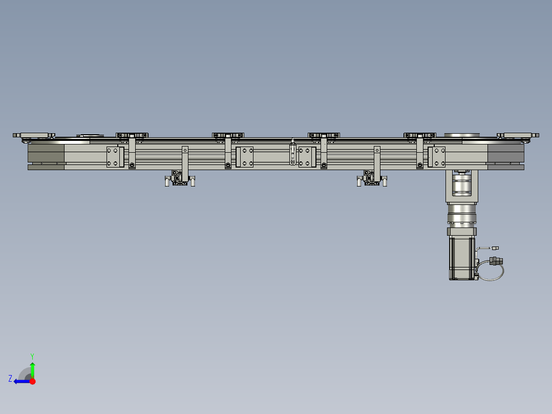 循环流线右视图