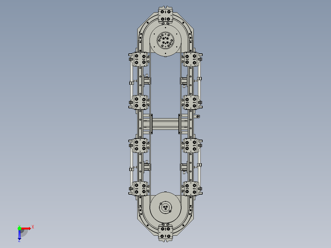 循环流线俯视图