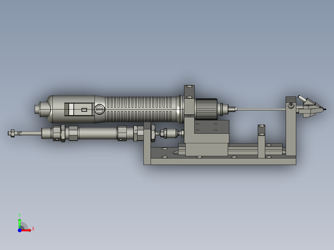 装配体电批Z轴前视图