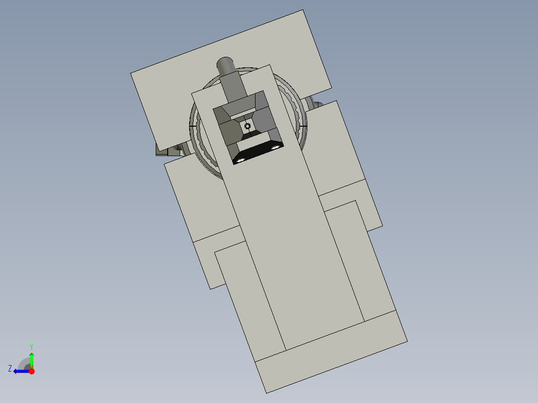 装配体电批Z轴右视图