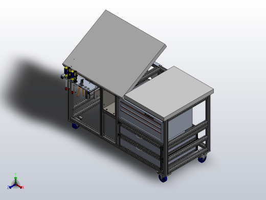 工作台正等轴测缩略图