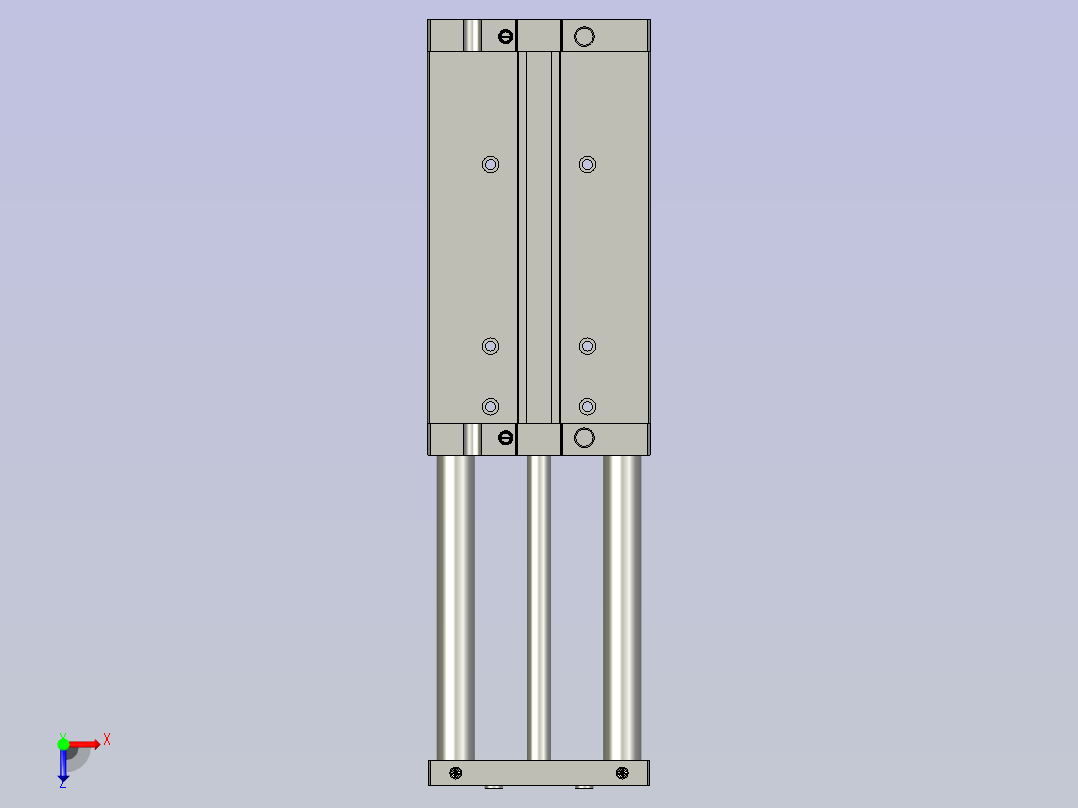 534769_DFM-50-200-B-PPV-A-GF带导杆气缸俯视图