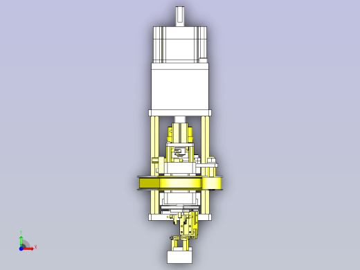 一种工件反转转移机构3D图纸前视缩略图