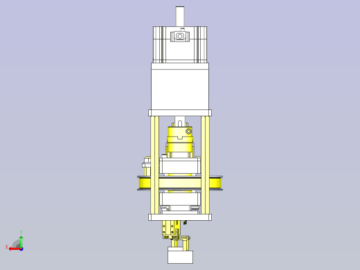 一种工件反转转移机构3D图纸后视缩略图