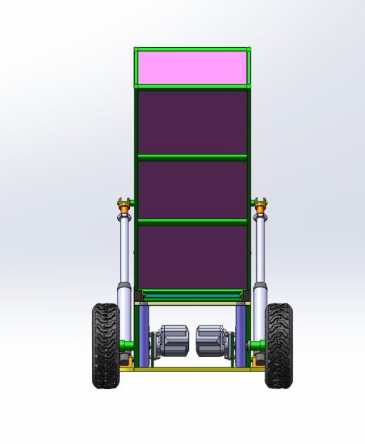 翻斗卸料机设计（气动）（SW+CAD+说明书）缩略图