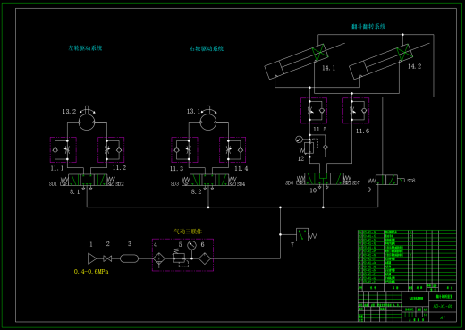 翻斗卸料机设计（气动）（SW+CAD+说明书）缩略图