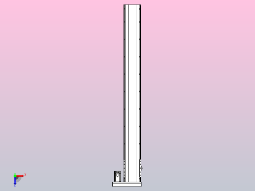 日规模组半封闭丝杆TPA-HNR-202D-2510C-L1700-ML-C-P75-N3俯视缩略图