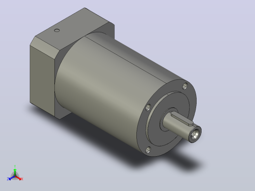 间隙减速器gearbox_gbx120016k_gbk_120_100_4_f正等轴测缩略图