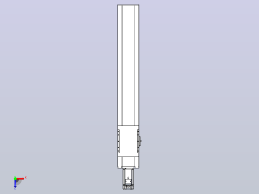 滚珠丝杠直线轴带导轨全封闭TPA-HCR-120D-1610C-L650-M-C-P40-N3俯视缩略图
