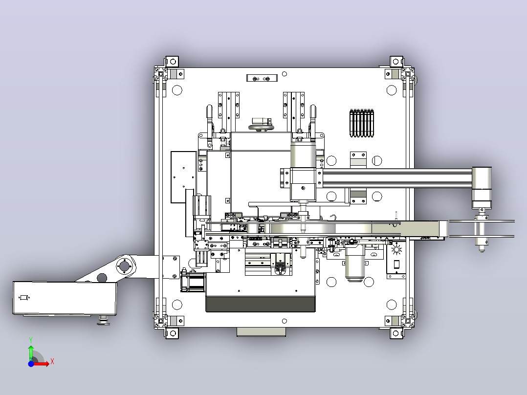 USB TYPE C高速凸轮自动插针机前视图
