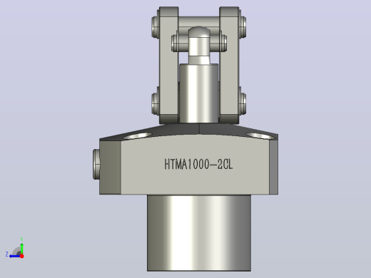 HTMA1000-2CL油压复动杠杆式夹紧器右视缩略图