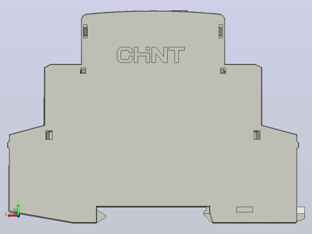 NTE8-C时间继电器三维模型202012后视图