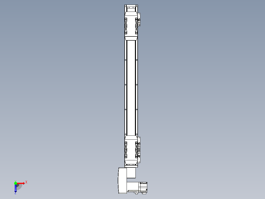 皮带直线轴双滑块型TPA-GCBS-50-P42-L175-QL-M10-N3俯视图