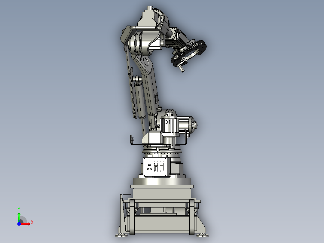 地轨机械臂前视图