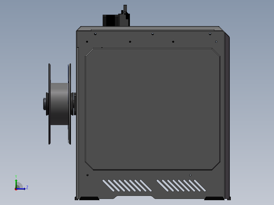 EVM_3d打印机左视图