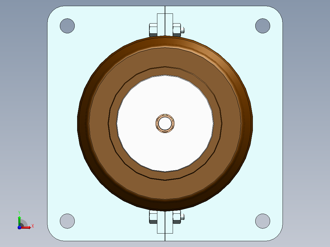 CB-CWB-35-40.5KV／400A户外高压圆铜棒穿墙套管[CWB-35／400]右视图