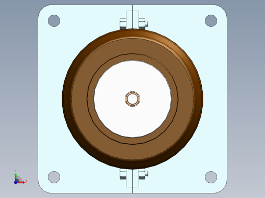 CB-CWB-35-40.5KV／400A户外高压圆铜棒穿墙套管[CWB-35／400]右视缩略图