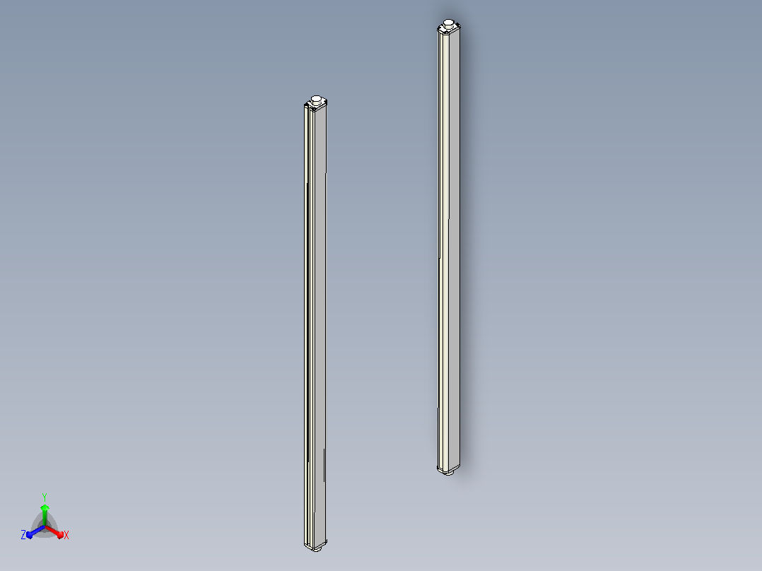 XTN3240（总高：1330mm）安全光栅主视图