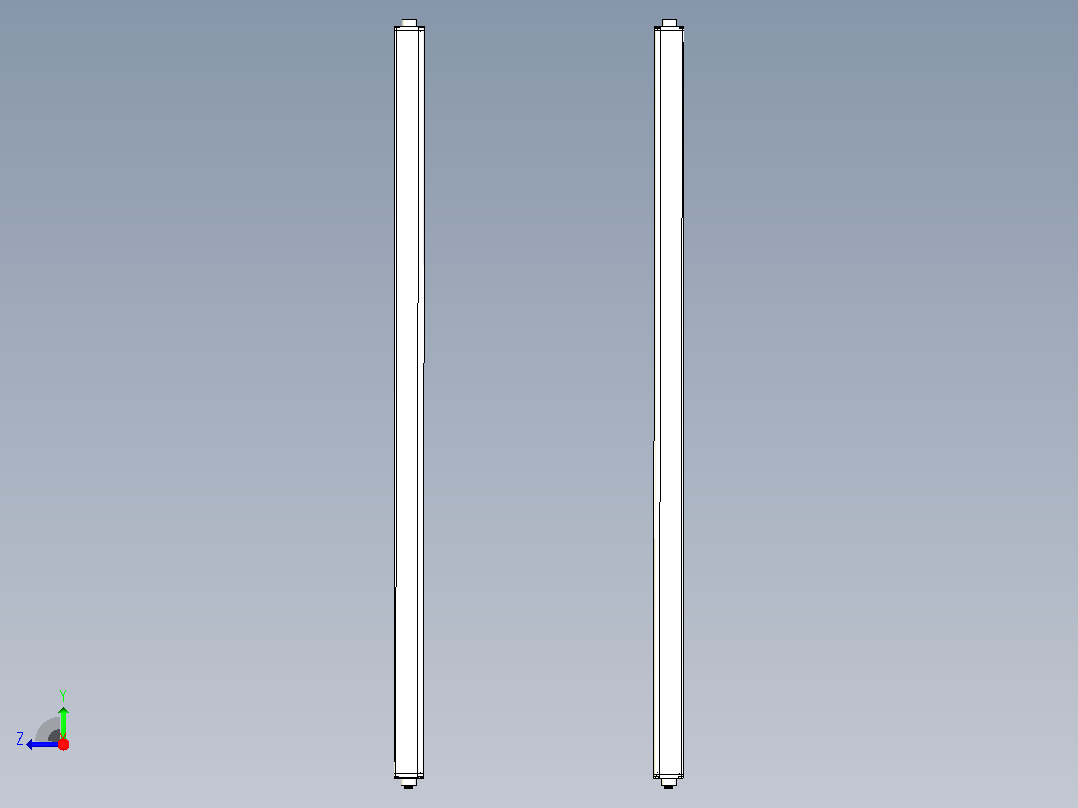 XTN3240（总高：1330mm）安全光栅右视图