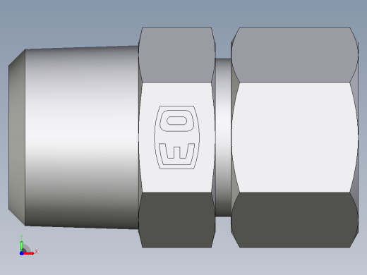 公螺柱连接器GE20S1NPTCF前视缩略图