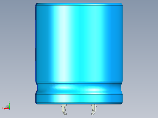 30 x35蓝色BLUE1底片电解电容器后视缩略图