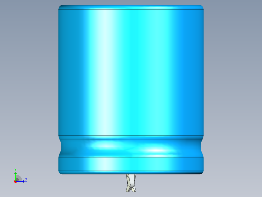 30 x35蓝色BLUE1底片电解电容器左视缩略图