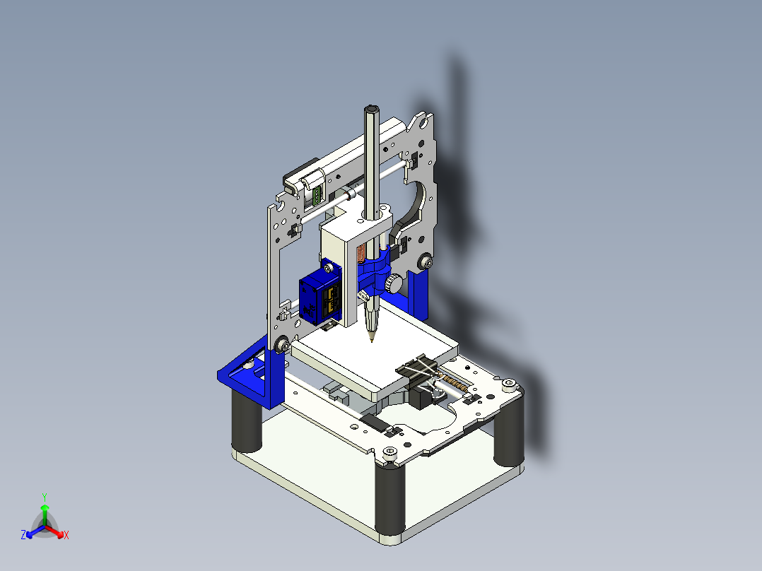 绘图仪正等轴测图