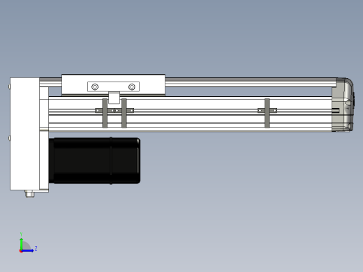 Toyo东佑达直线模组-ETH14-200-BM-400W左视缩略图