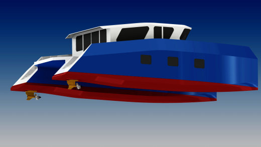 Volvo Penta IPS推进系统3D图纸（简易版） 船舶艉机三维建模缩略图
