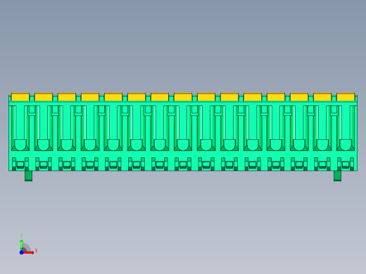 DEGSON 2EDG 系列 5.0mm 可插拔接线端子组-2EDGKDB-5.0-15P-14-00AH前视缩略图
