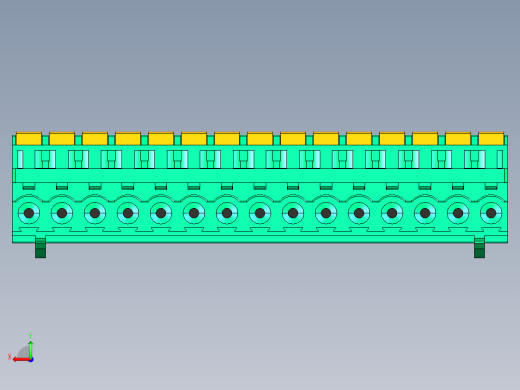 DEGSON 2EDG 系列 5.0mm 可插拔接线端子组-2EDGKDB-5.0-15P-14-00AH后视缩略图