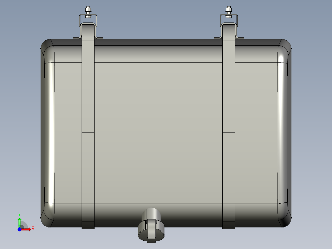 储油罐柴油罐前视图