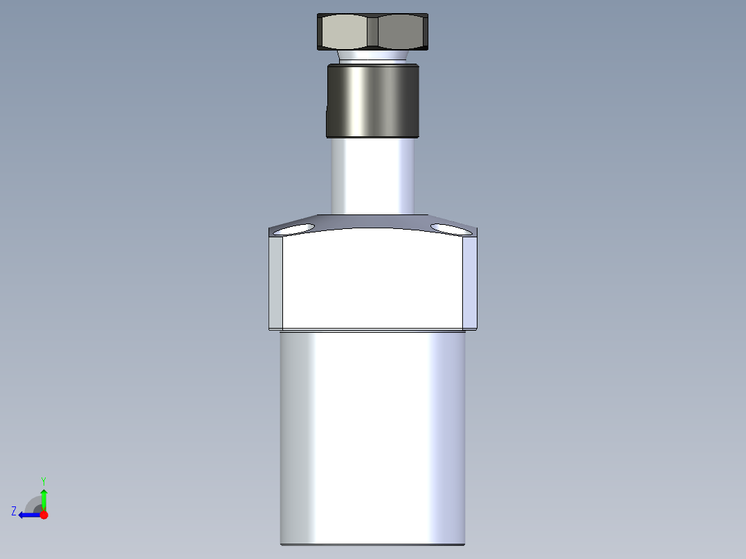 KOSMEKLHA0400-SR_R01多系列多零件图纸模型右视图