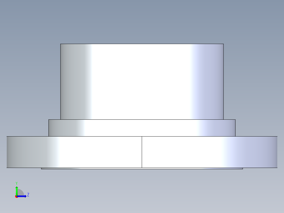 聚氯乙烯配件28-Sch80_Flange Vanstone_SPIG_856-060_6in左视图