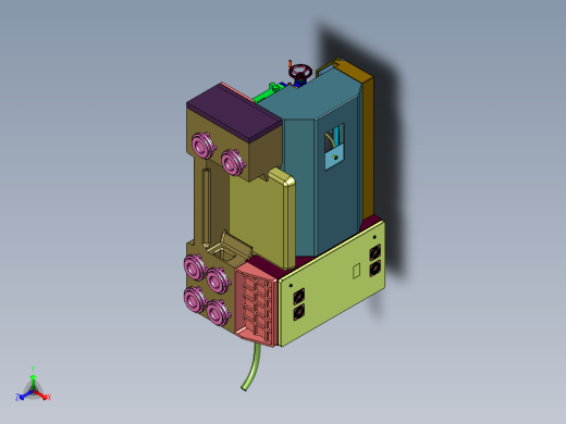 数控平轨4工位电动刀架车床
