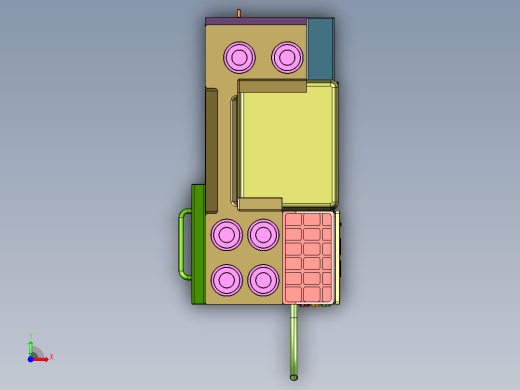 数控平轨4工位电动刀架车床前视缩略图