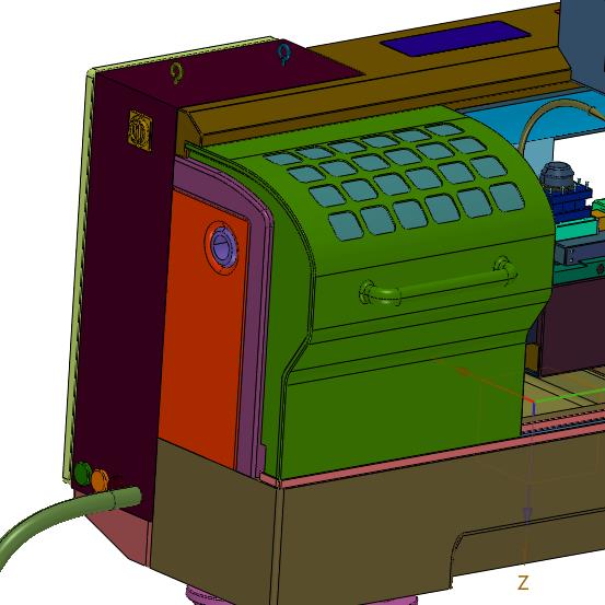 数控平轨4工位电动刀架车床