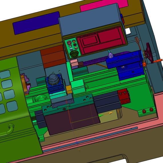 数控平轨4工位电动刀架车床