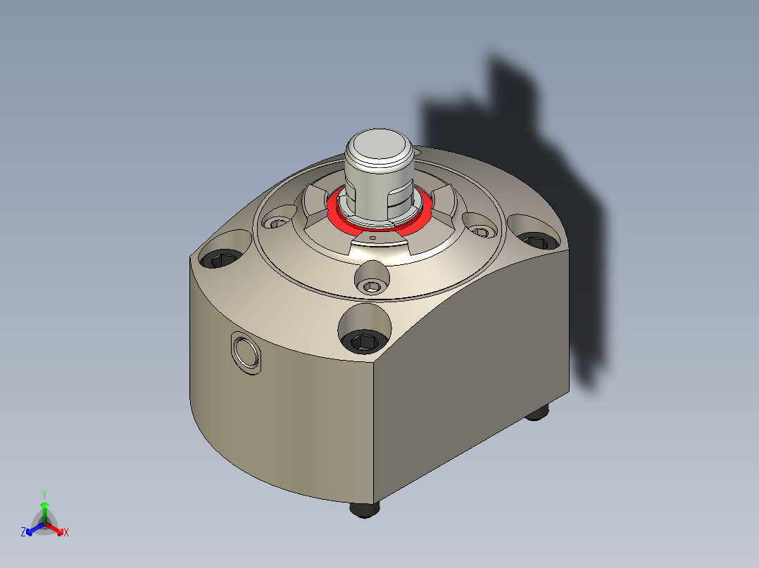 KOSMEKSFA2000-G0N-120多系列多零件图纸模型多系列多零件图纸模型正等轴测图
