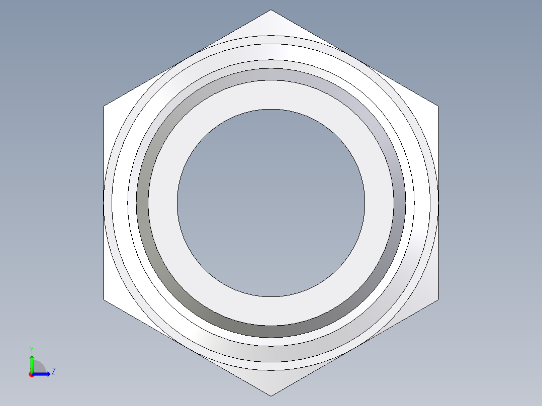 卡套式工业通用硬管接头EO_Male_Stud_connector_GE28LMCFX左视图